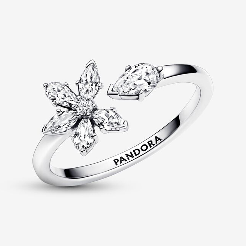 Кольцо Pandora «Сверкающий гербарий»  | PANDORA 