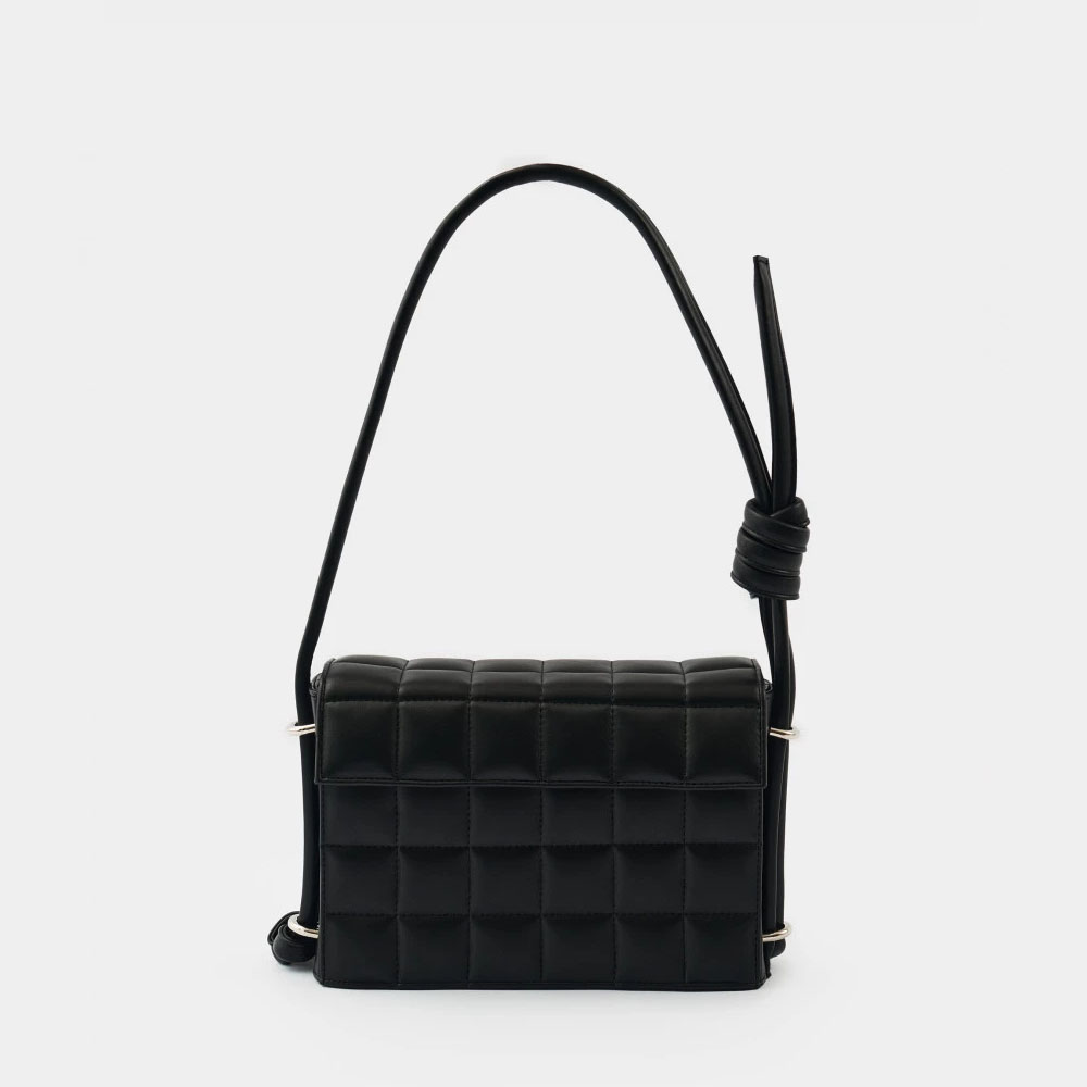 Классическая прямоугольная каркасная сумка Tetris цвет черный | ARNY PRAHT 