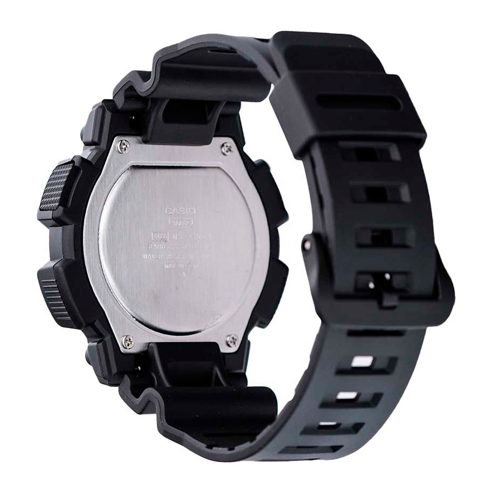 Японские часы мужские CASIO Collection WS-2100H-1A с хронографом | Casio 