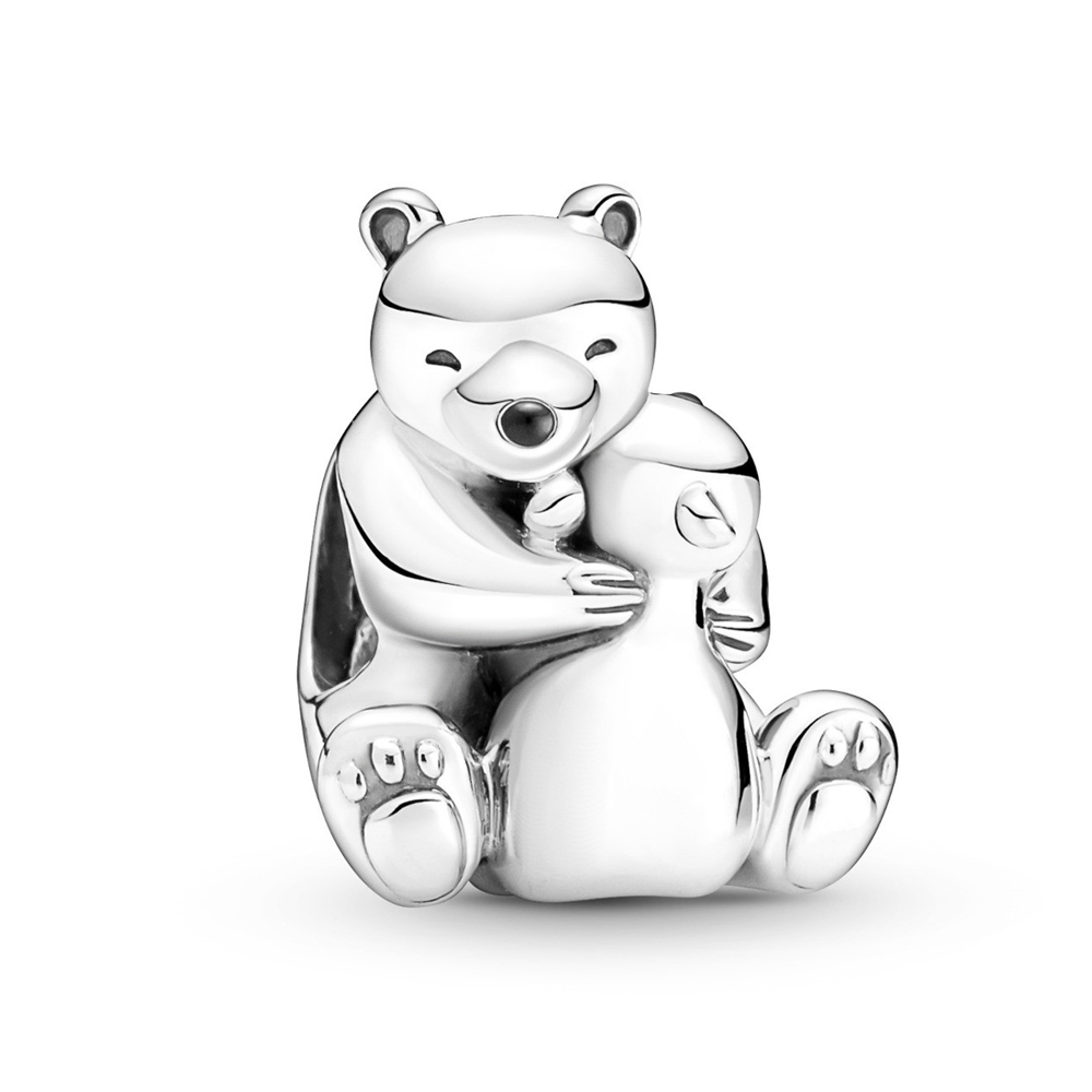 Шарм Moments «Hugging Polar Bears» «Объятия белых медведей»  | PANDORA 