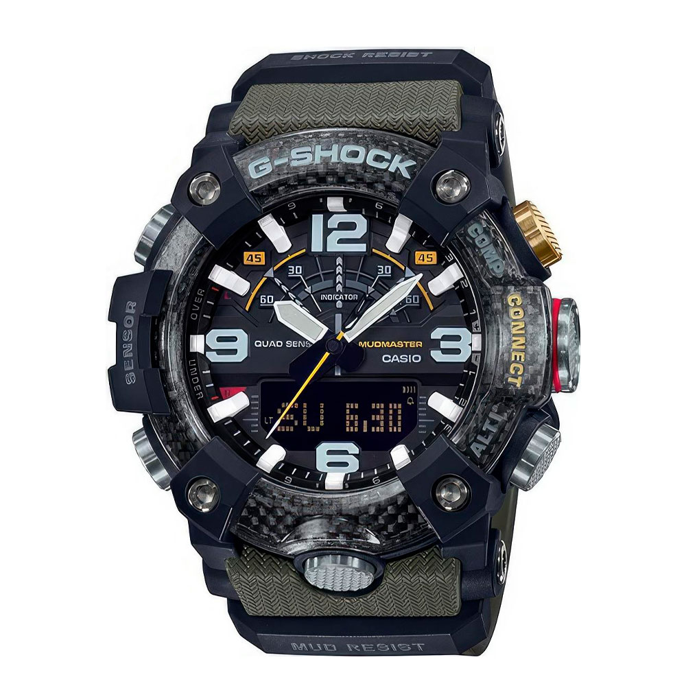 Японские часы мужские Casio G-SHOCK GG-B100-1A3 с хронографом | Casio 