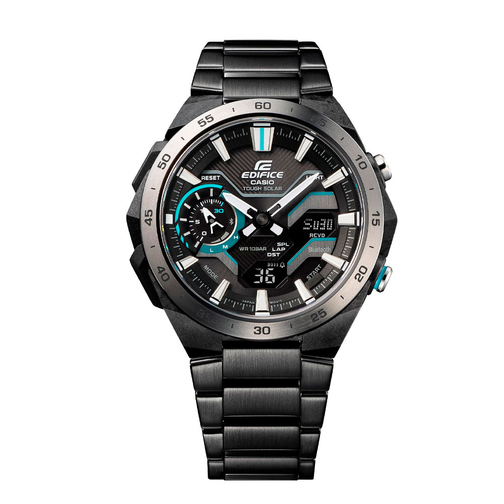 Японские часы мужские CASIO Edifice  ECB-2200DD-1A с хронографом | Casio 