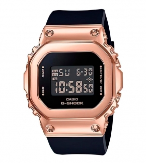 Монополия | Японские наручные часы женские Casio G-SHOCK GM-S5600PG-1E с хронографом