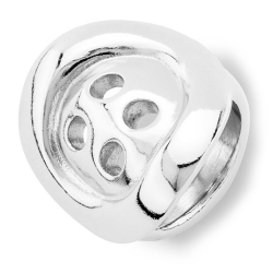 Монополия | Кольцо UNOde50 «Melted button» «Оплавленная пуговица» L