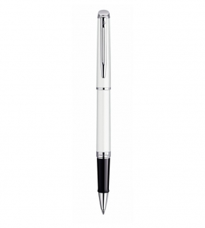Монополия | Ручка-роллер Waterman Hemisphere, цвет: White CT, стержень: Fblack