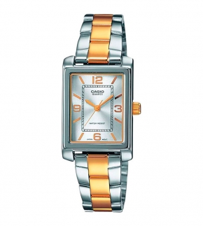 Монополия | Японские наручные часы женские Casio Collection LTP-1234PSG-7A