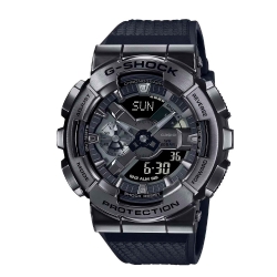 Монополия | Японские наручные часы мужские Casio G-SHOCK  GM-110BB-1A с хронографом