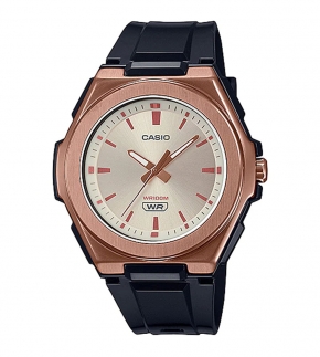 Монополия | Японские наручные часы женские Casio Collection LWA-300HRG-5E