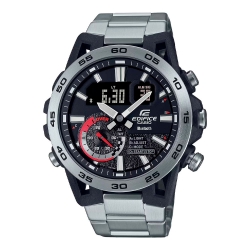Монополия | Японские часы мужские CASIO Edifice  ECB-40D-1A с хронографом