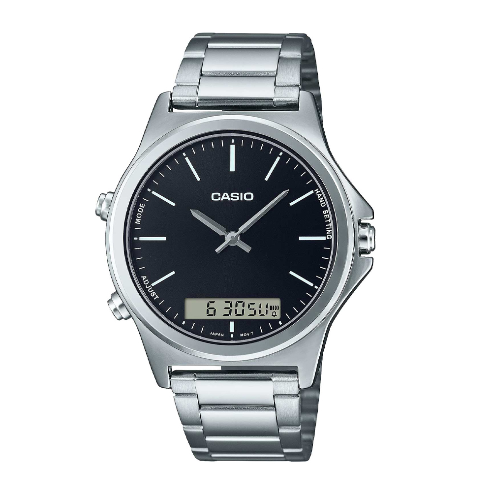 Японские наручные часы  мужские Casio Collection MTP-VC01D-1E с хронографом | Casio 