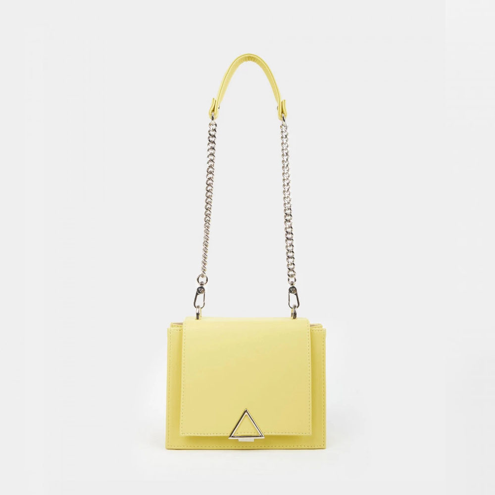 Каркасная сумка Kortni S в цвете Лимон | ARNY PRAHT 