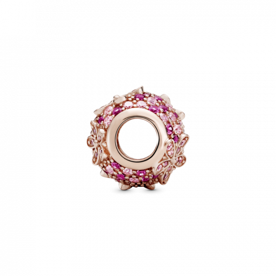 Шарм «Сверкающие розовые маргаритки»  | PANDORA 
