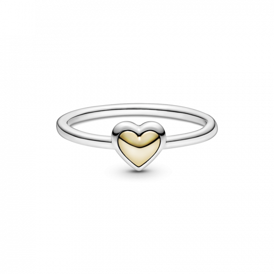 Кольцо «Золотое сердце» | PANDORA 