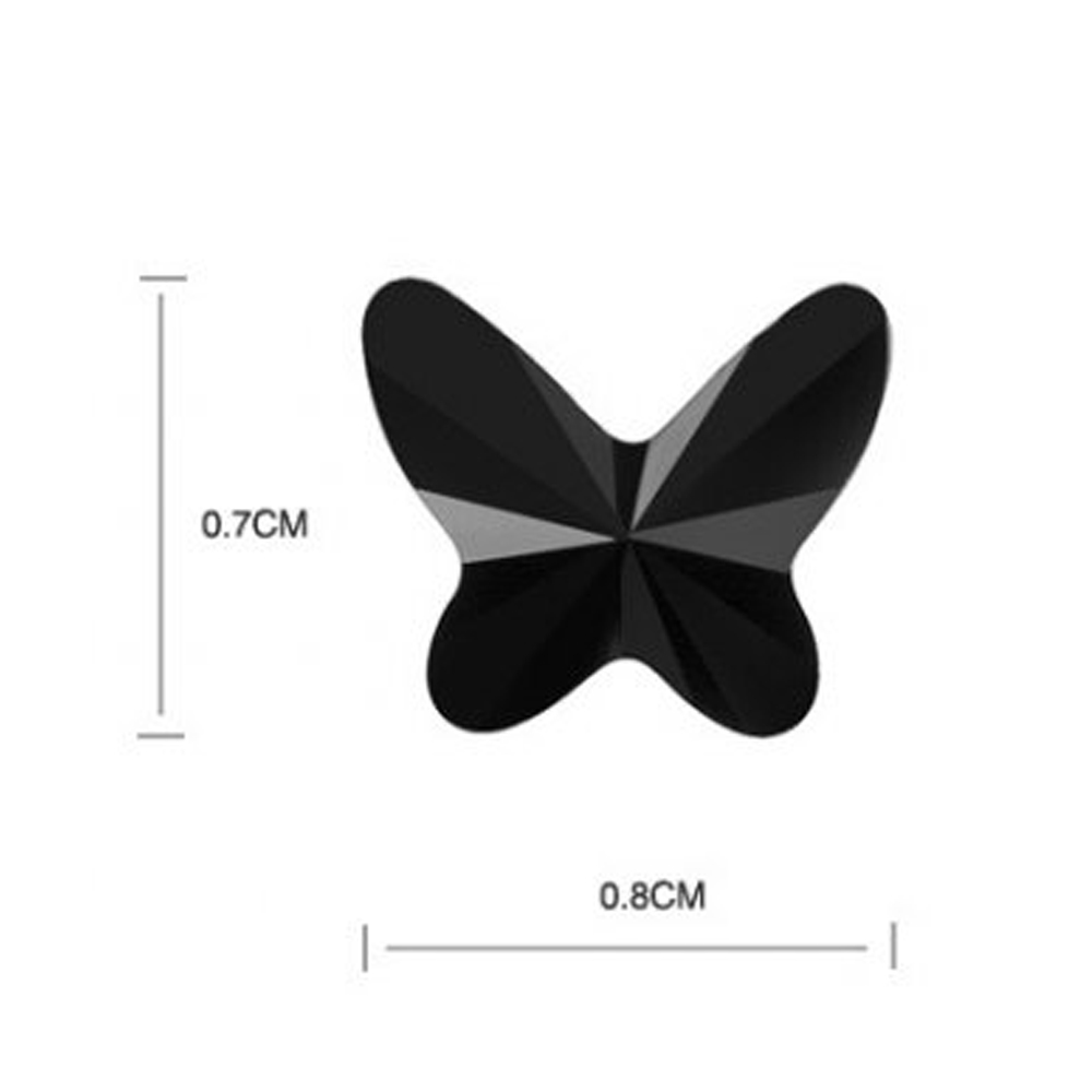 Серьги «Черные бабочки» | CDE SWAROVSKI 
