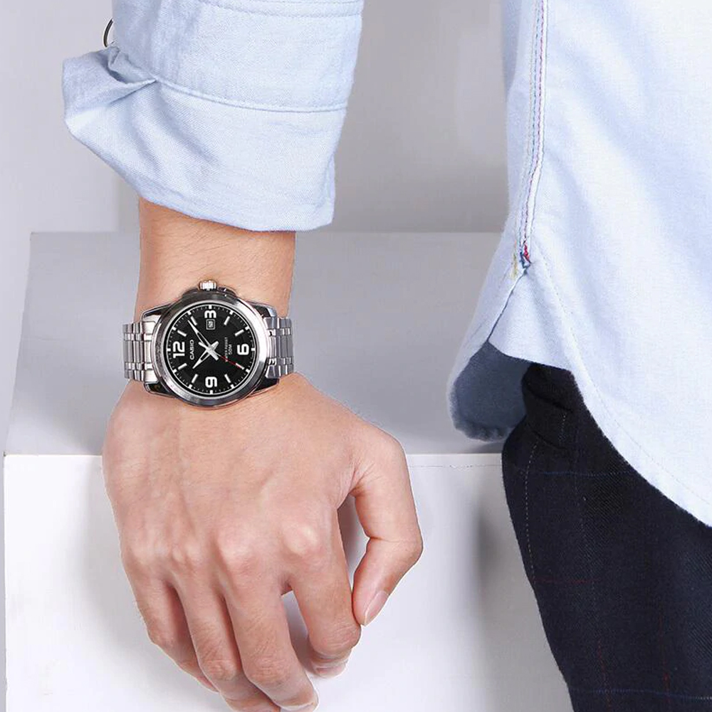 Японские наручные часы мужские CASIO Collection MTP-1314D-1A | Casio 